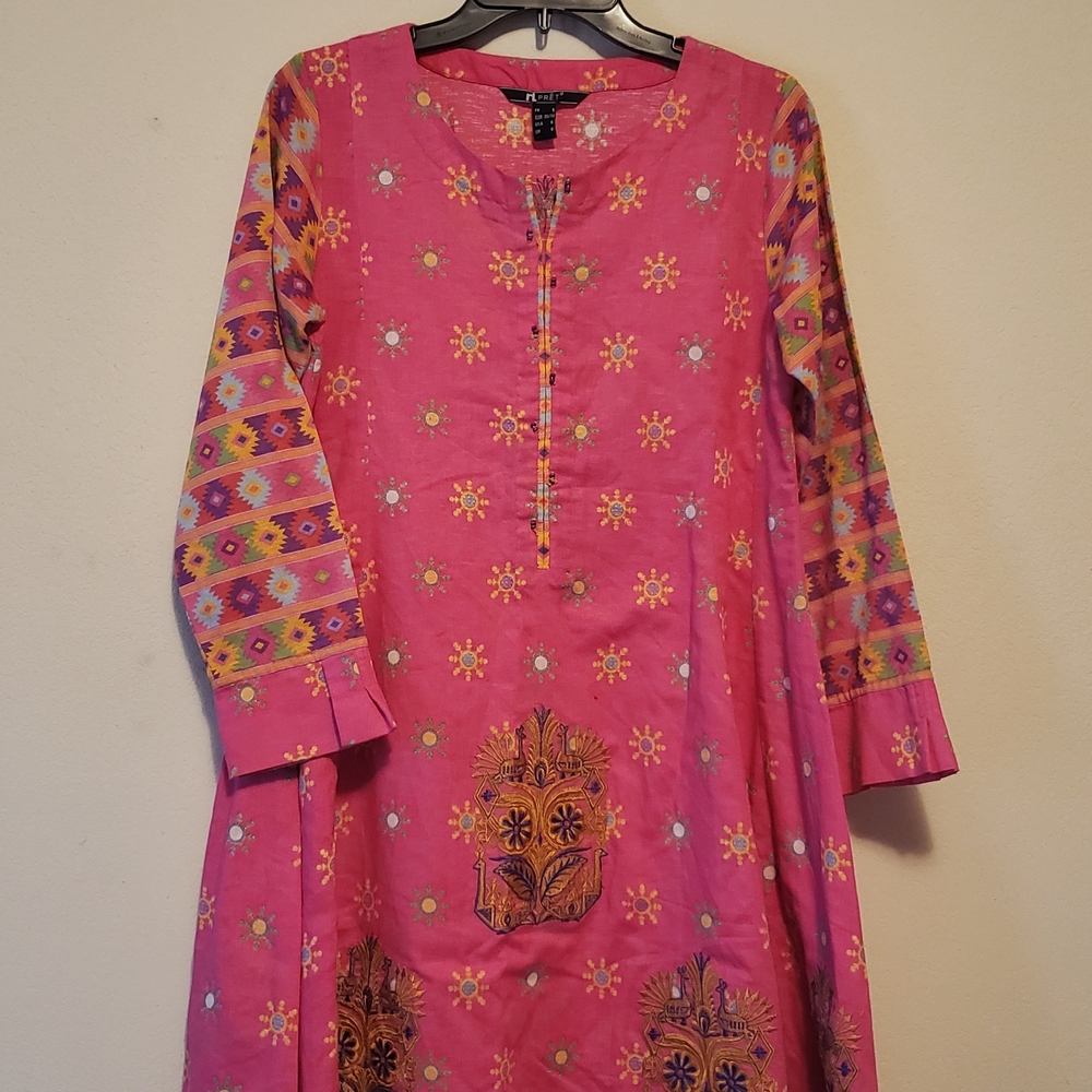 Source Unknown Pink Asymmetrical Dress